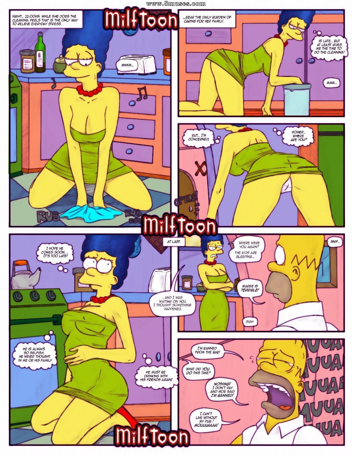 Simpson Cartoon Porn Family - The Simpsons Porn: Family incest - Milftoon Comics