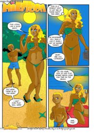 Beach Cartoon Comic Porn - Fucking mom on the beach - Milftoon Comics