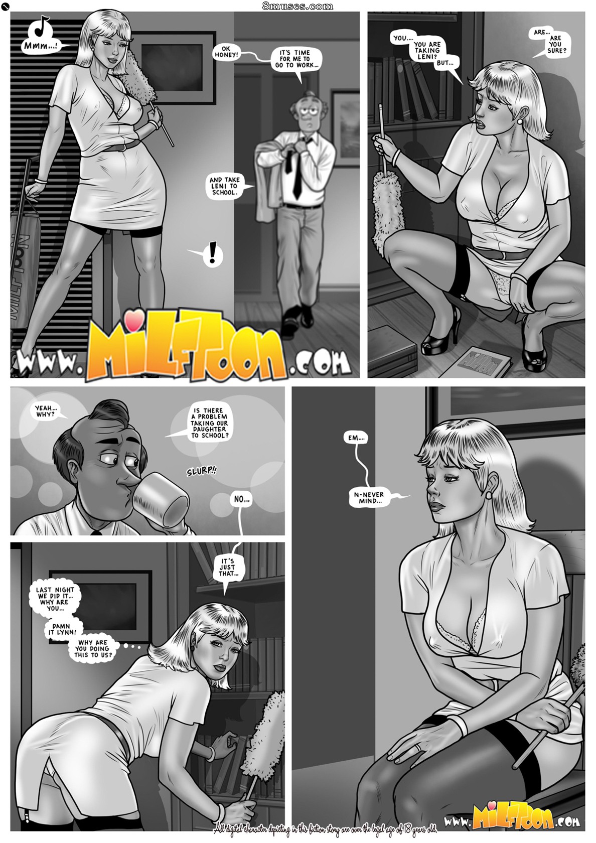 Pornographic comic strips